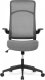 Kancelářská židle, houpací mech., černá MESH, plast. Kříž KA-A182 BK