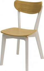 Židle celodřevěná KATEŘINA buková kostra - dubový sedák a opěr Z211