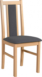 BOSANOVA 14 jídelní židle (BOSS 14) dub sonoma/ látka č.11 šedočerná  kolekce "DRE" (K150-Z)
