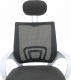 Kancelářská židle SANAZ TYP 1, šedá/bílá