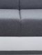Rohová sedací souprava Darla, rozkládací s úložným prostorem, levá, černá Inari 100/bílá Soft 17