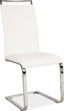 Jídelní čalouněná židle H-334 bílá