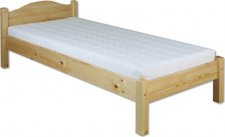 Masivní postel KL-124, 90x200, borovice, výběr moření