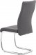 Jídelní židle DCL-450 GREY2, šedá látka, chrom