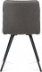 Jídelní židle CT-111 GREY2, šedá látka, kov černý mat