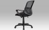 Kancelářská židle KA-K102 BK, houpací mech., černá MESH, plastový kříž 