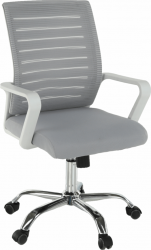 Kancelářská židle CAGE, bílá/šedá