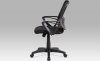 Kancelářská židle KA-K102 BK, houpací mech., černá MESH, plastový kříž 