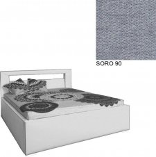 Čalouněná postel AVA LERYN 180x200, s  úložným prostorem, SORO 90