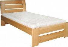 Masivní postel KL-182, 90x200, dřevo buk, výběr moření