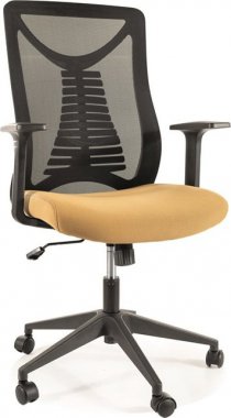QUADRO 330 - kancelářská židle ČERNÁ /ŽLUTÁ - (OBRQ330CZO) (S) (K150)NOVINKA
