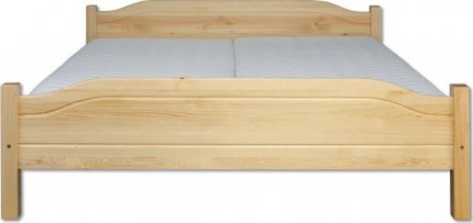 Masivní postel KL-101, 140x200, borovice, výběr moření
