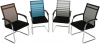 Konferenční židle ESIN, hnědá/černá
