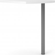 Rohový díl ke stolu Office 458 bílá/silver grey