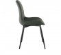 Jídelní židle HAZAL, zelená/černá