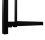 Kulatý odkládací stolek IMSAR, dub/černý kov