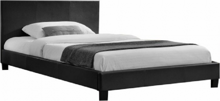 Čalouněná postel NADIRA 180x200, černá
