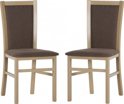 Dřevěná jídelní židle MARE 101, sonoma, (2ks)