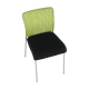 Konferenční židle ALTAN stohovatelná, zelená/černá/chrom