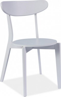 Jídelní dřevěná židle CORAL bílá