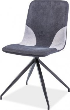 Jídelní čalouněná židle ENRICO šedá