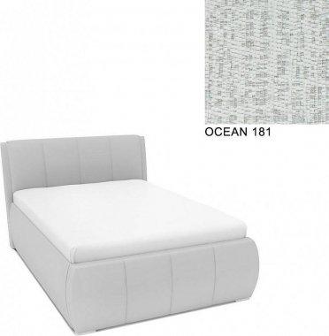 Čalouněná postel AVA EAMON UP s úložný prostorem, 140x200, OCEAN 181