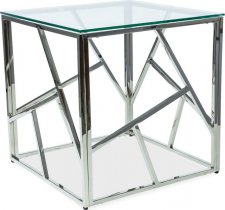Konferenční stolek MACADA B barva chrom/sklo