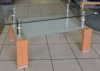 Konferenční stolek A 08-2 buk/sklo