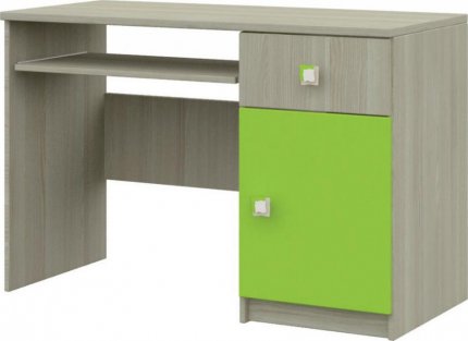 Merkur 08 psací stůl jasan/zelená