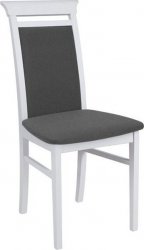 IDENTO NKRS  židle bílá (TX098)/Novel 13 grey