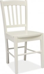 Dřevěná jídelní židle CD-57 bílá