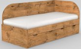 Dětská postel REA GARY 90x200 s úložným prostorem, pravá, LANCELOT