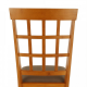 Dřevěná jídelní židle GRID NEW, třešeň/béžová