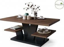 Konferenční stolek VIVA 110x60 cm dub/černá
