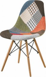 Jídelní židle PATTY, buk/patchwork