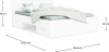 Postel MICHIGAN NEW 160x200 s úložným prostorem, bílá