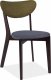 Jídelní čalouněná židle ANDRE šedá/zelená