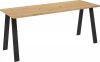 Jídelní stůl KOLINA 185x90 cm, černá/artisan