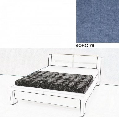 Čalouněná postel AVA CHELLO 160x200, SORO 76