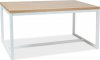 Jídelní stůl LORAS A 180x90 dýha dub/bílá
