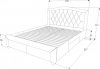 Čalouněná postel ELECTRA 180x200, s úložným prostorem, šedá