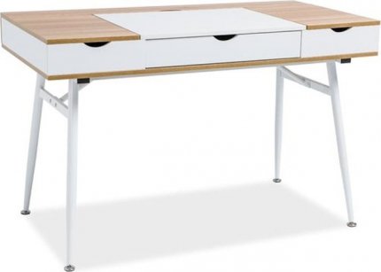 Pracovní stůl B-151 dub/bílá