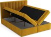 Čalouněná postel LUCINI BOX 140x200, s úložným prostorem, výběr látek