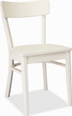 Jídelní dřevěná židle ARCO bílá