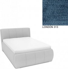 Čalouněná postel AVA EAMON UP s úložný prostorem, 140x200, LONDON 313
