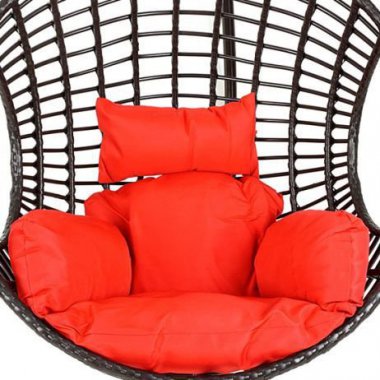 Sedák na závěsné křeslo Vajíčko - červený sedak-tara-swing-cerveny
