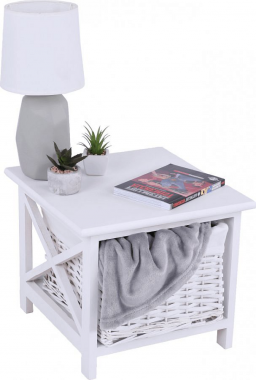 Noční stolek Rafaello bílá