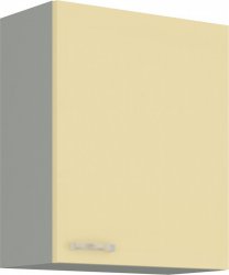 Kuchyňská skříňka Karpo 60 G 72 1F krémový lesk/šedá
