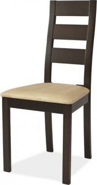 Jídelní čalouněná židle CB-44 wenge/béžová