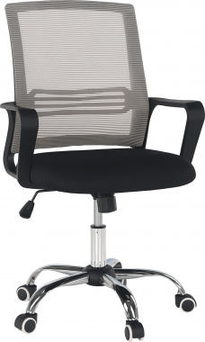 Kancelářská židle APOLO, síťovina šedohnědá TAUPE/černá
